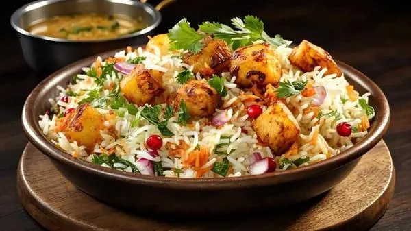 Veg Paneer Biryani